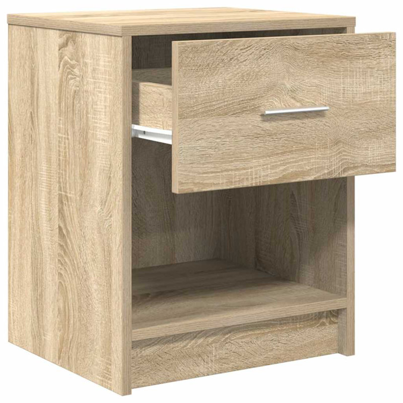 Bedside Cabinet With Drawer 40X34x50 Cm, Sonoma Oak, 2