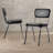 Brilliana 4-Person Retro Faux Leather Dining Set-491095422