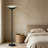 Modern Torchiere Floor Lamp With Stepless Dimming, 30W Super Bright LED, 3600LM Daylight Output, Rotary Switch Control, And Sturdy Metal Design For Living Room Or Bedroom