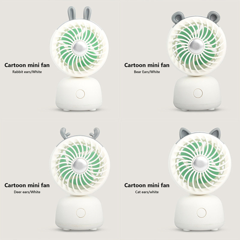 Mini ventilateur de bureau Kondieu, White