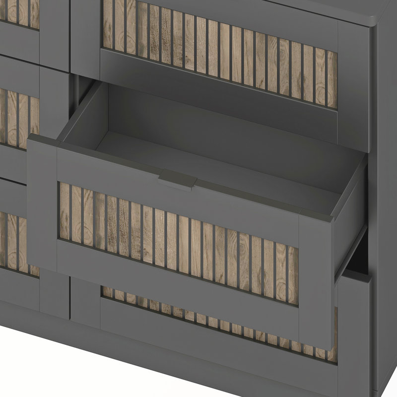 4PCS Queen Bedroom Set, Black
