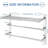 2 Wall Towel Rack