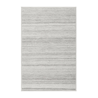 Tapis abstrait gris / noir