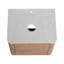 Meuble-lavabo mural 36 po avec lavabo d'art en céramique et tablettes de rangement, porte à fermeture en douceur-121938578
