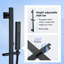 16" Ceiling Mounted 4-Function Thermostatic Rainfall Shower System with 6 Body Jets and Slide Bar-106263815