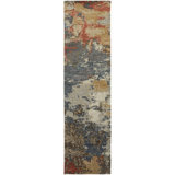 Aurora Drift Handmade Wool Abstract Area Rug