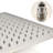 16" Shower Head And Handheld Ceiling Mounted - Brushed Nickel, Brass Made & Handheld,-120920815