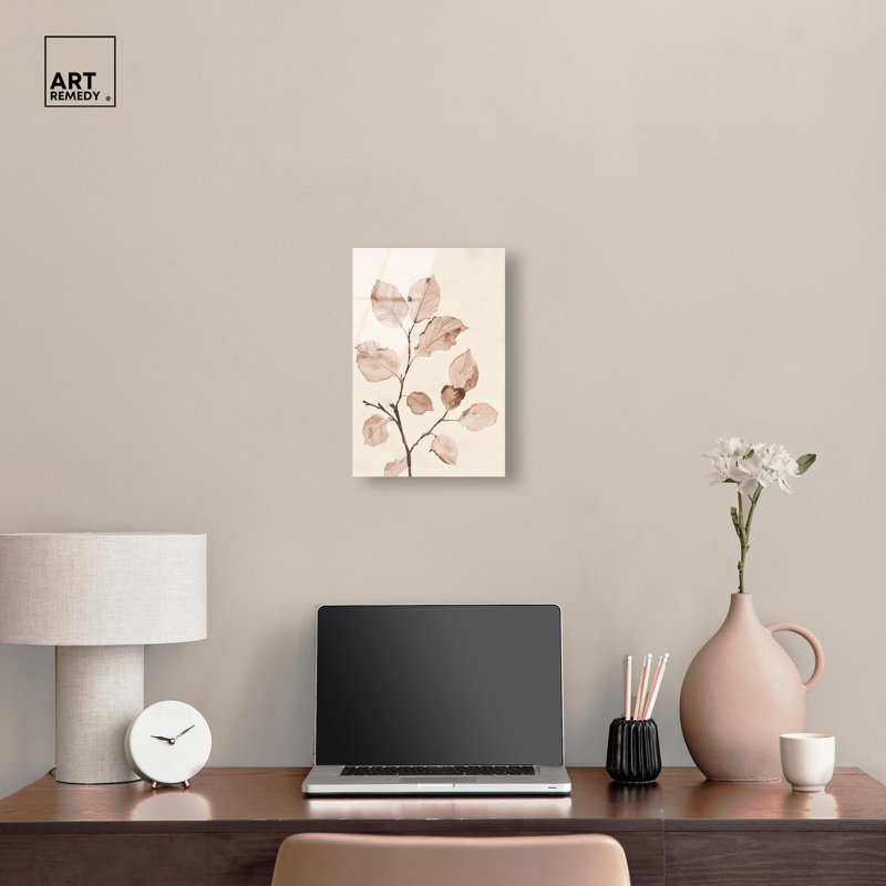 «Rust and Renewal III», reproduction d'art acrylique sur toile par Art Remedy, H 15 po x l 10 po