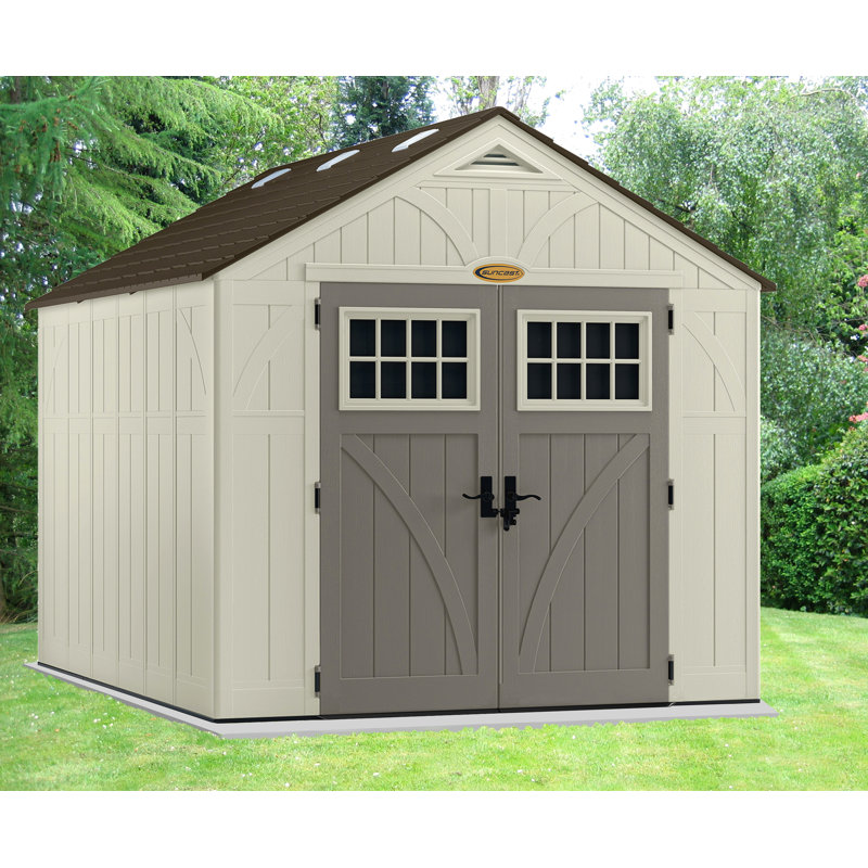 Stadler 8 Ft. W x 10 Ft. D Apex Plastic/Metal Shed