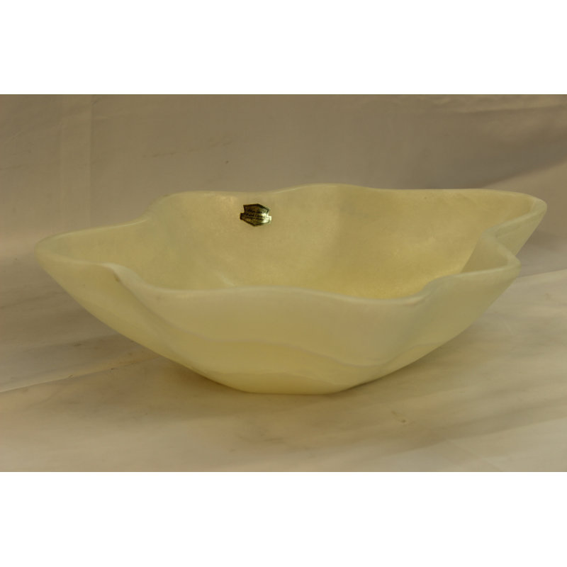White Pearl Onyx Centerpiece