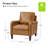 Pascarella 31.5'' Wide Genuine Leather Club Chair with Solid Wood Legs-1001141708