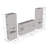 Camberlynn 110.2" Modern Entertainment Center with Electric Fireplace, High Gloss Finish, Media Storage-1857510304
