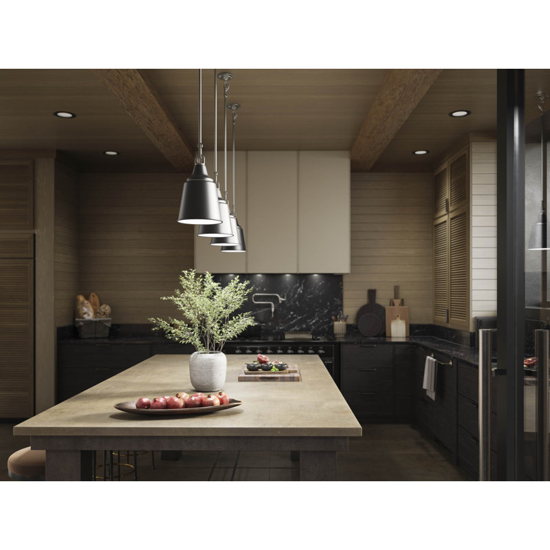 Varla 24 In. Pendant, 72.44" H x 9" W x 12.38", Brushed Nickel