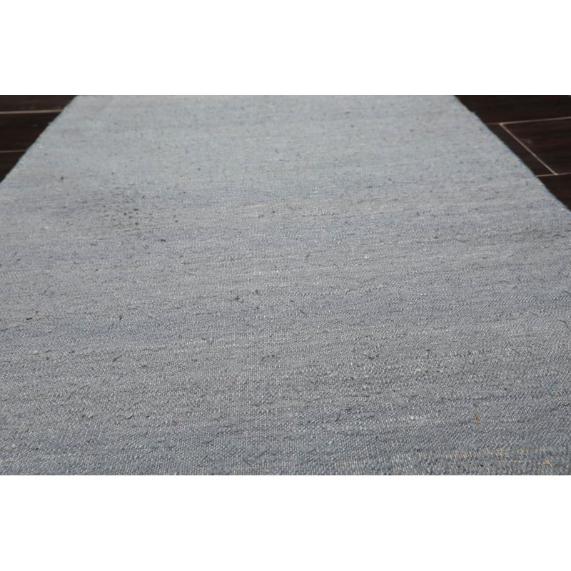 Kilim Non-Skid Kitchen Mat, Blue