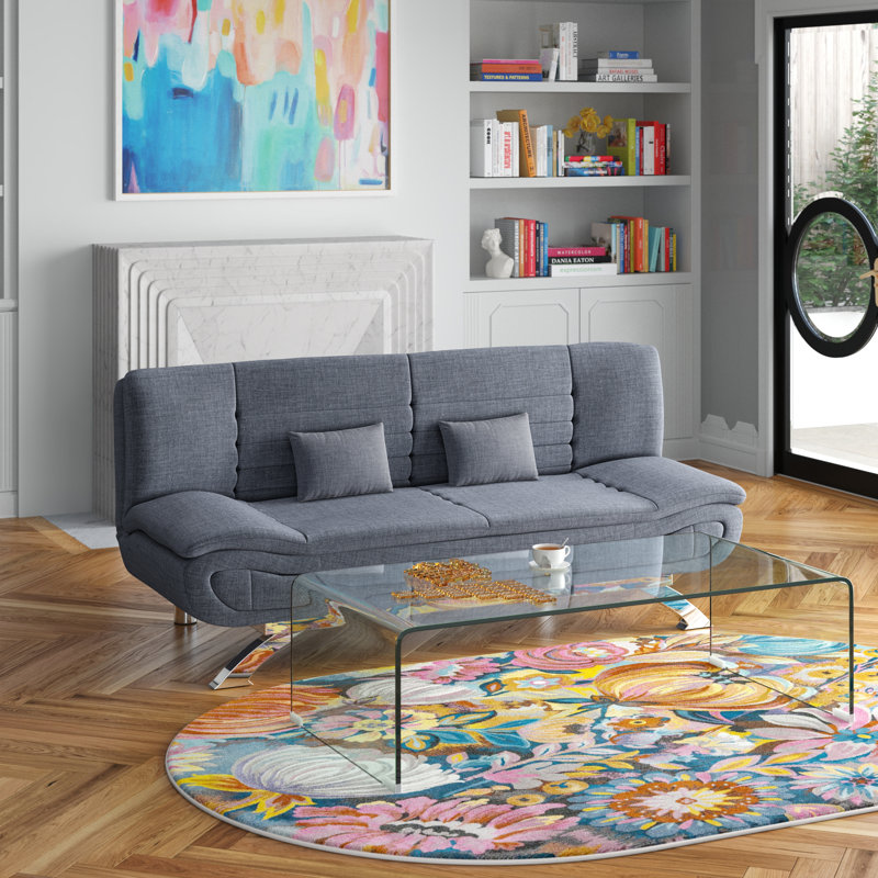 Convertible Linen Sofa Bed, 2