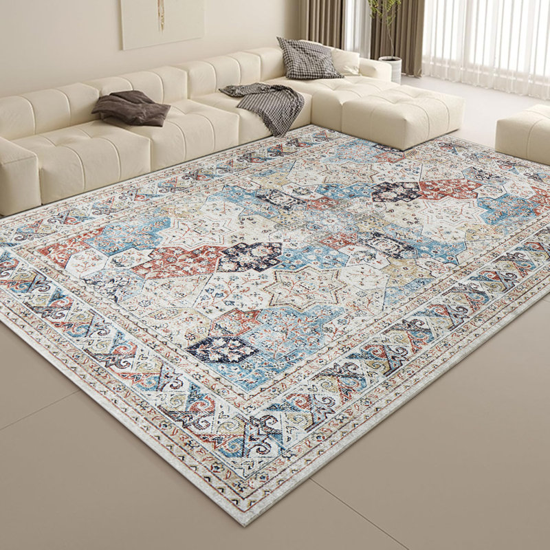 Augustus Coastal Vintage Cashmere Rug – Elegance for Every Space, Rectangle 40cm x 60cm
