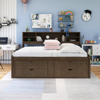 Lits pour enfants en bois pleine grandeur