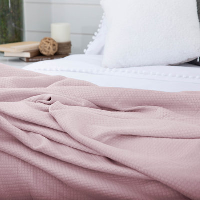 Southshore Fine Linens Milton Collection 100% Cotton Blanket and throws