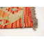 Tapis décoratif en laine de conception unique 4 pi 10 po x 6 pi 3 po noué à la main New Age