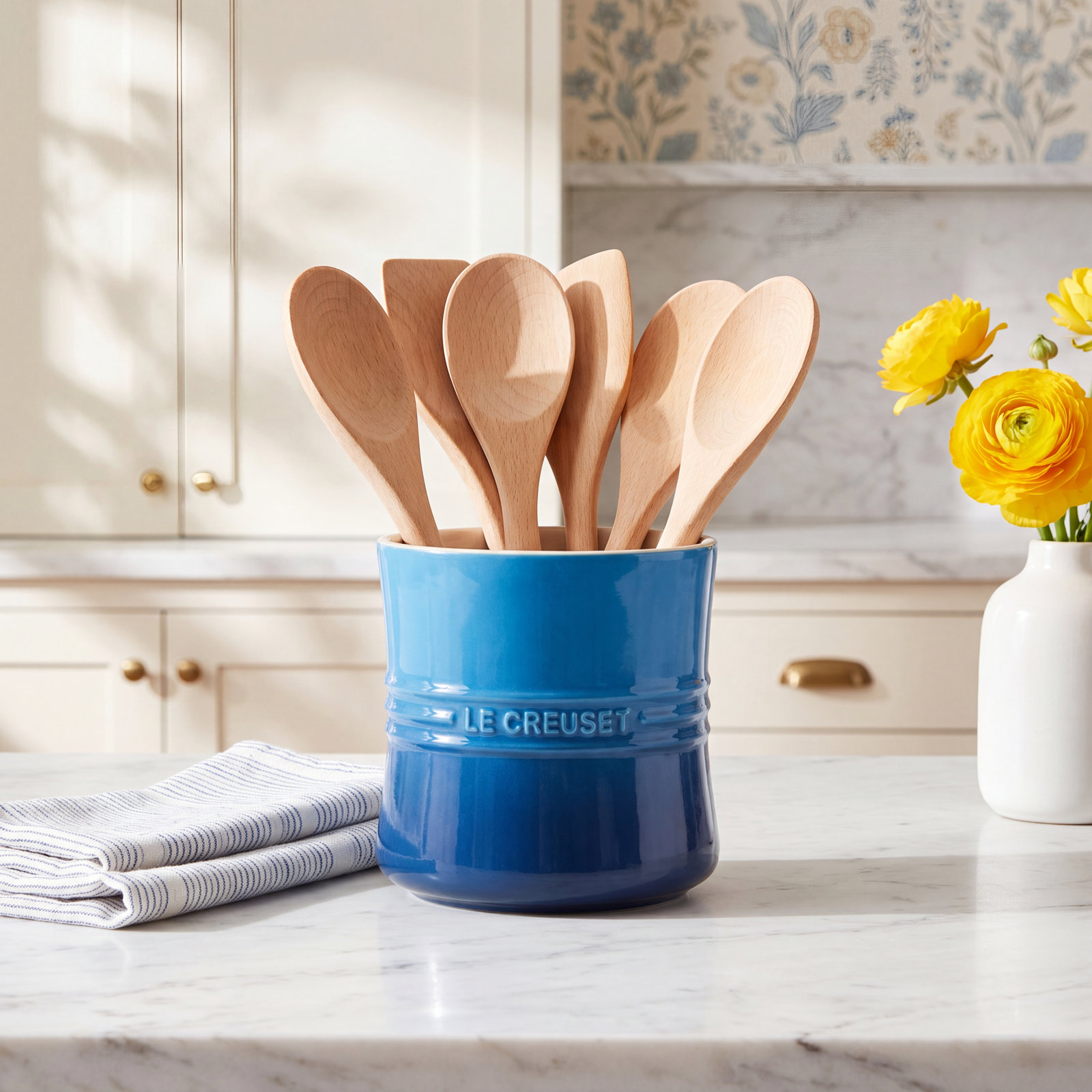 Utensil Crock, Marseille, 2.75 qt.