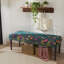 Banc d'appoint rembourré en velours Dahlia-1546196713