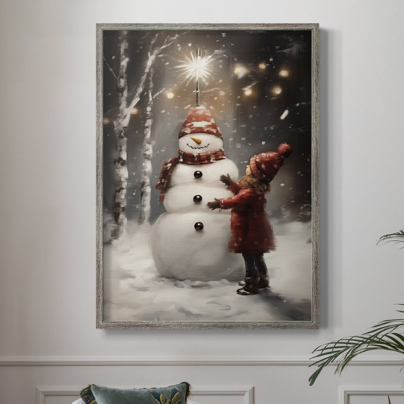 Art des Fêtes de Noël - Série 2 - CECXLVI, reproduction encadrée - bois massif, H 11 po x l 9 po