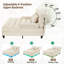 Méridienne moderne, fauteuil rembourré avec dossier réglable et bande lumineuse à DEL-248764373