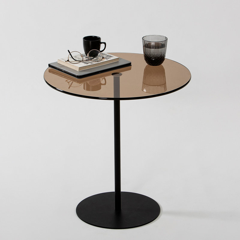 Siyan End Table, Bronze, Black