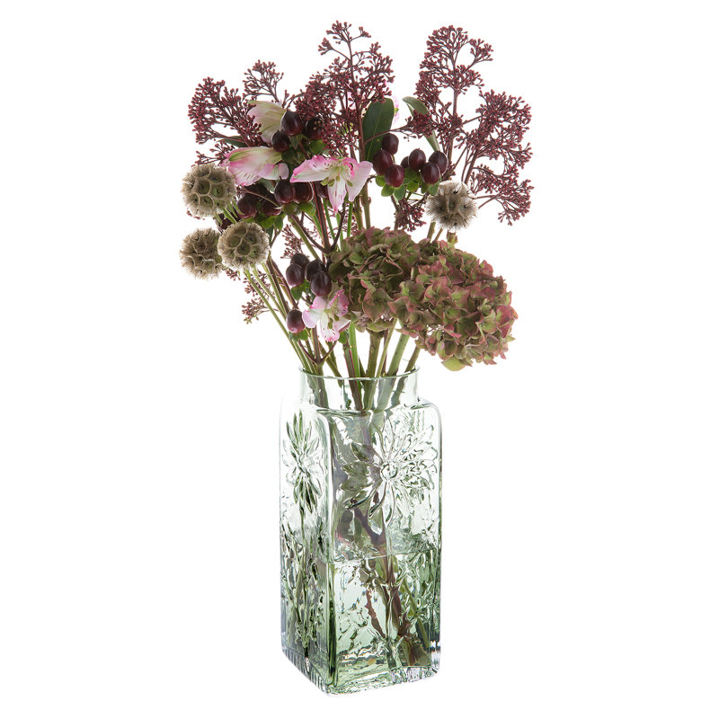 Marguerite 53.34Cm Crystal Table Vase, Olive Green