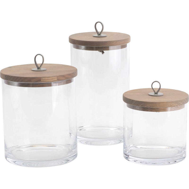 Rustic Canister, 10.5" H x 6" W x 6" D