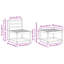 Vidaxl Outdoor Sofa Set 7 Pcs Solid Acacia Wood Sectional Garden Furniture