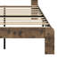 LED Light Headboard Storage Bed With Dual USB Charging Ports And Underbed Storage Space-1837422365