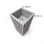 Square Grove Column Planter - White-790688617