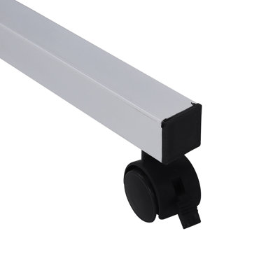 Height Adjustable Overbed Table with Wheels