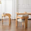 Ensemble de 2 chaises de salle à manger avec dossier coussiné