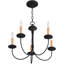 Lustre classique à 5 lumières de style bougie Huckle