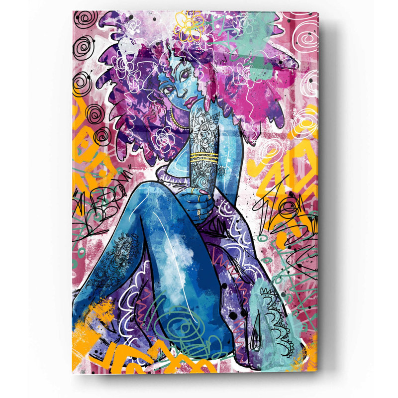 'Lfe' by Justin Copeland, Acrylic Glass Wall Art, 16" H x 12" W x 0.13" D