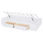 Lit superposé simple avec tiroirs, garde-robe, tablettes de rangement et lit hydraulique-862883972