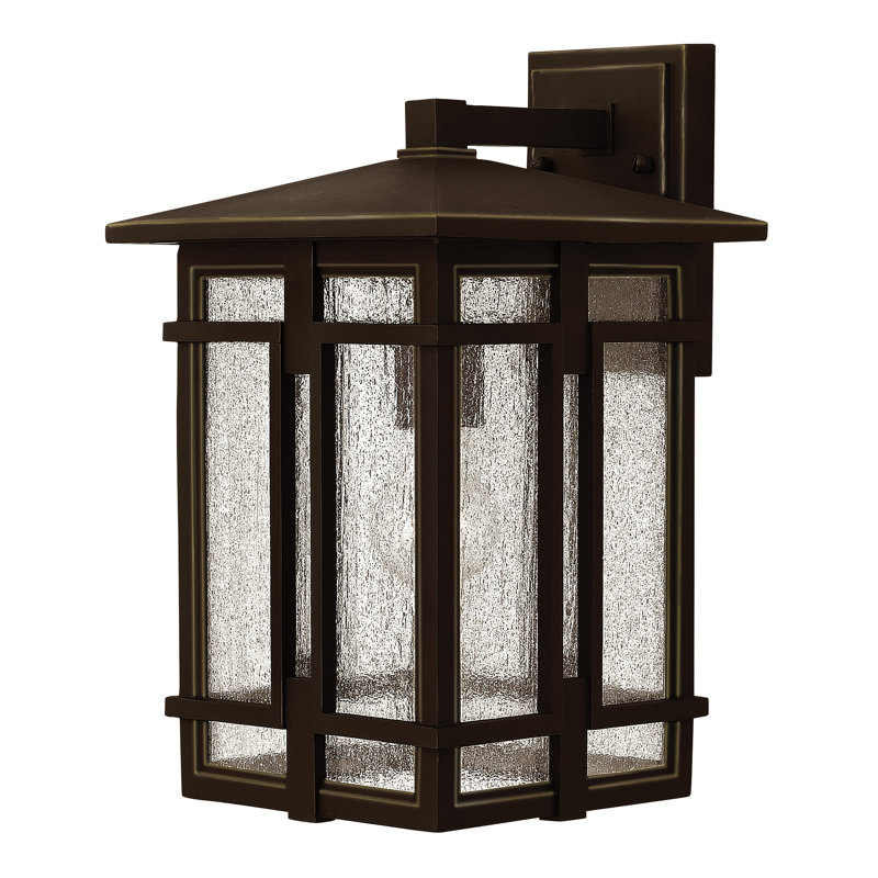 Marine Oil Rubbed Bronze Outdoor Wall Lantern, 14.75" H x 9" W