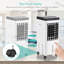 Unité de climatisation et d'humidification pour ventilateur 1170 CFM avec télécommande