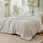 Bedsure King Size Comforter Sets - 3-Piece Double-Sided Fleece Fluffy Sage Green Bedding, Cozy Striped Aesthetic for Modern & Guest Bedrooms, All-Season Luxury Home Decor-105492181-105492176