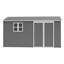 [12x10 FT] Heavy Duty Outdoor Metal Storage Shed with Windows, Lock, 4 Air Vents & Floor Frame