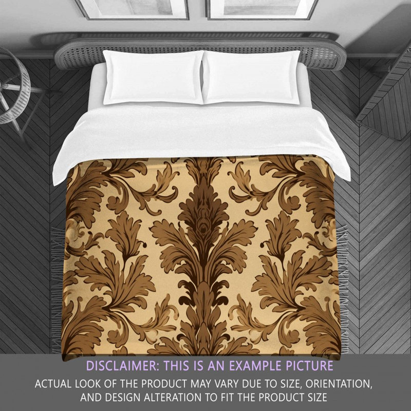 Polyester Floral Comforter, King Comforter
