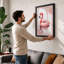 Flamingo Float Modern 1 Piece Single Picture Frame Wall Art-2900635-2900634