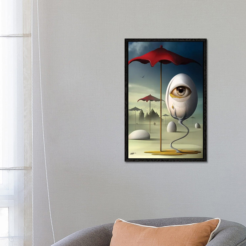 Lágrima (Tear) by Marcel Caram - Print on Canvas, 152.5 cm H x 101.5 cm W, Black Framed