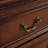 Nut-brown Solid Wood Accent Cabinet