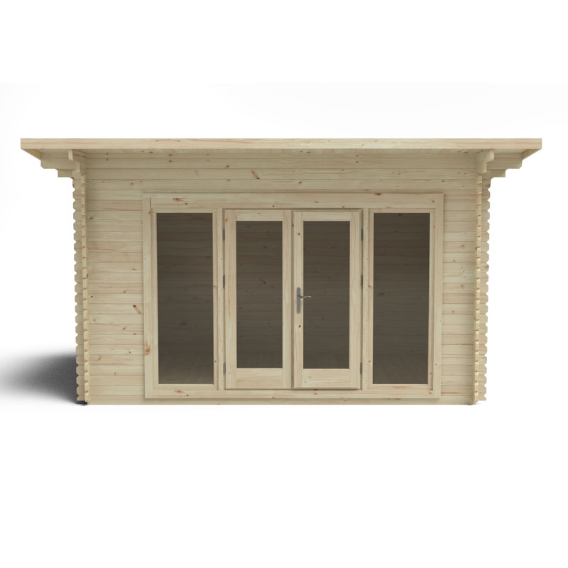 Melbury 15 x 12 Ft. Tongue & Groove Log Cabin, No