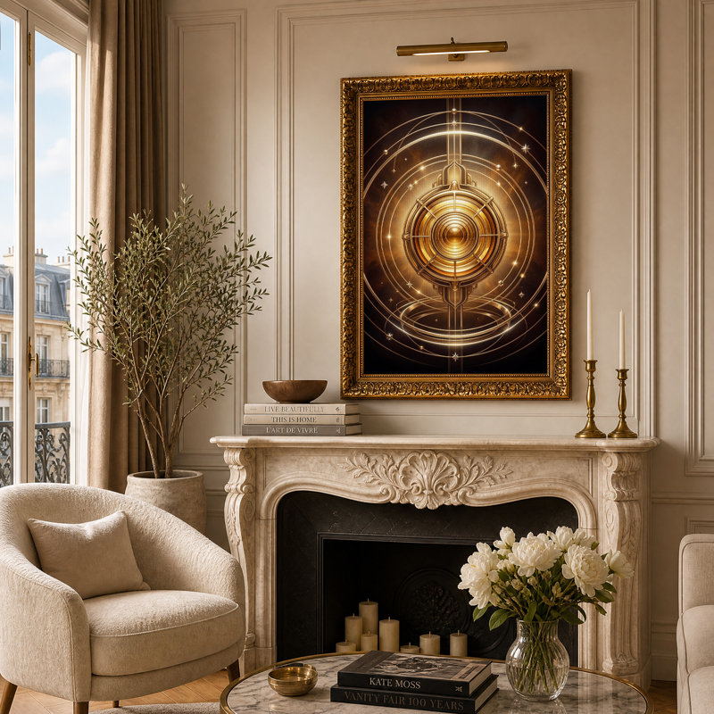Art mural sur toile Art déco, H 24 po x l 16 po