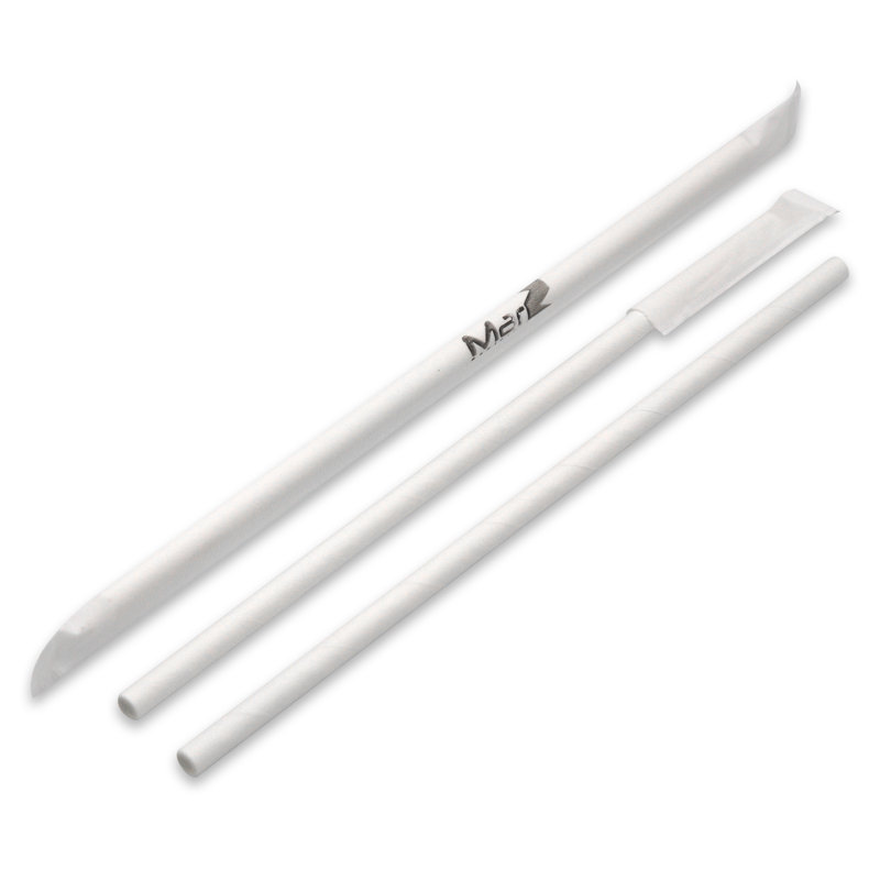 Pailles jetables en papier Basic