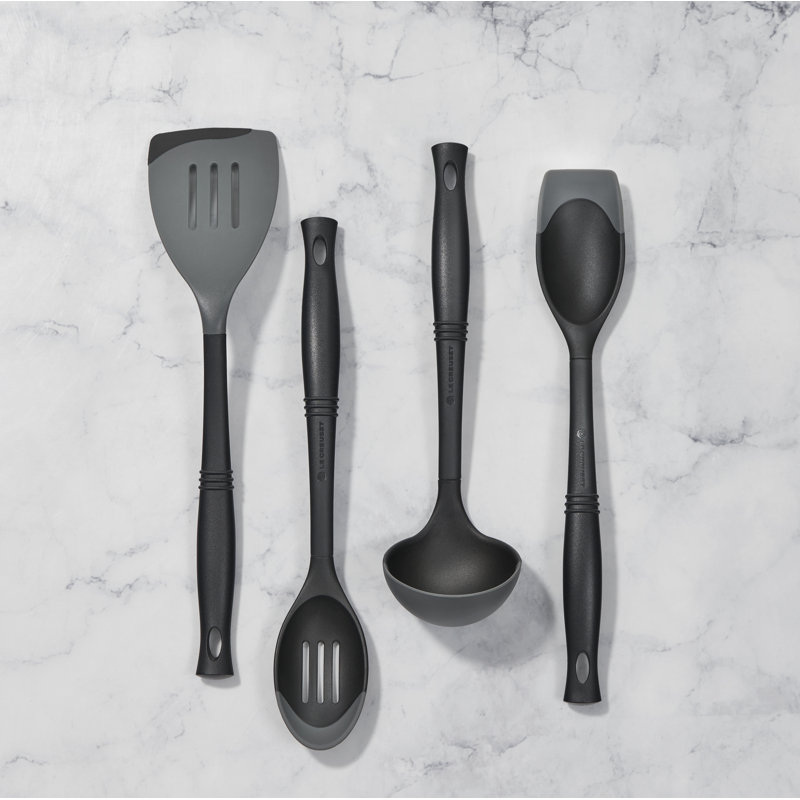 Le Creuset Revolution Bi-Material Slotted Spatula 13.5 In. Oyster